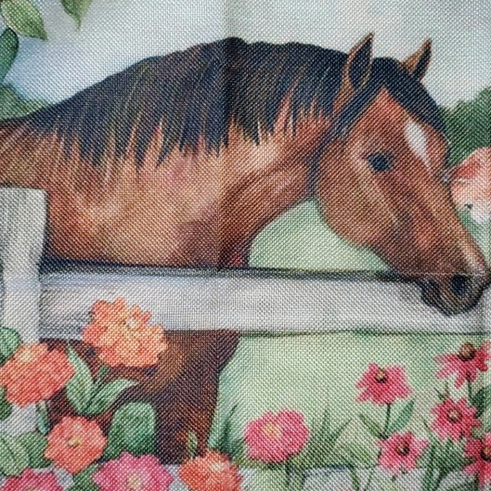 Horse Pillow Cover. Cat Pillow Cover. Farm Ranch - Picture 4 of 12